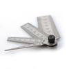 Taper Gage High Precision Stainless Steel Wedge Feeler Hole Taper Gauge Ruler Measuring Tool Portable Inspection Tool