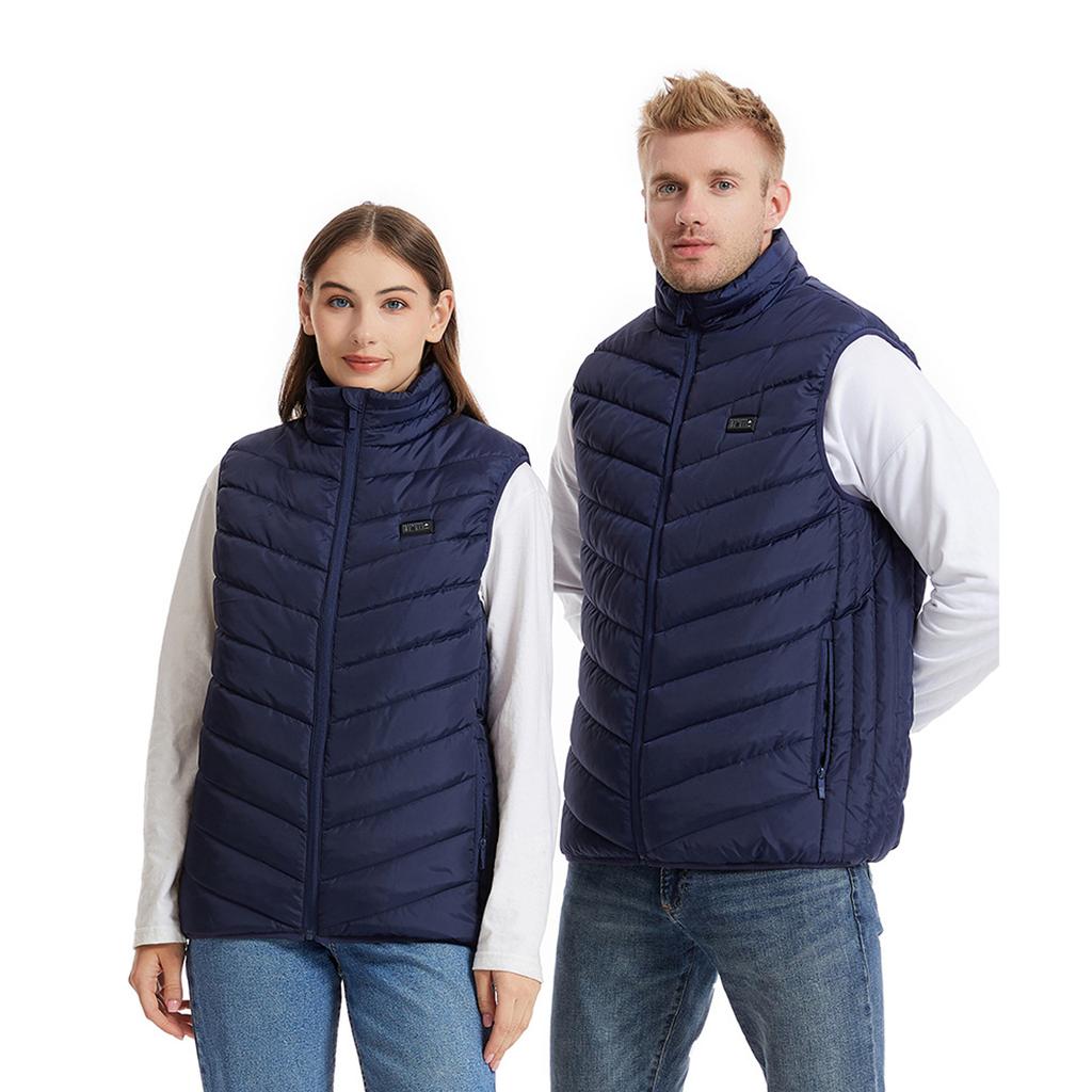 Men's And Women's Fashion Casual Warm Heated Solid Jacket Vests