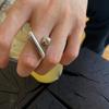 Trend Personality Sliver Color Stainless Steel Irregular Geometric Interlace Rings for Women Men Index Finger Designer Jewelry