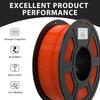 PETG Filament 1.75mm 3D Printer Filament 1kg(2.2lbs) Higher Toughness 3D Printing Filament Compatible with Most of FDM