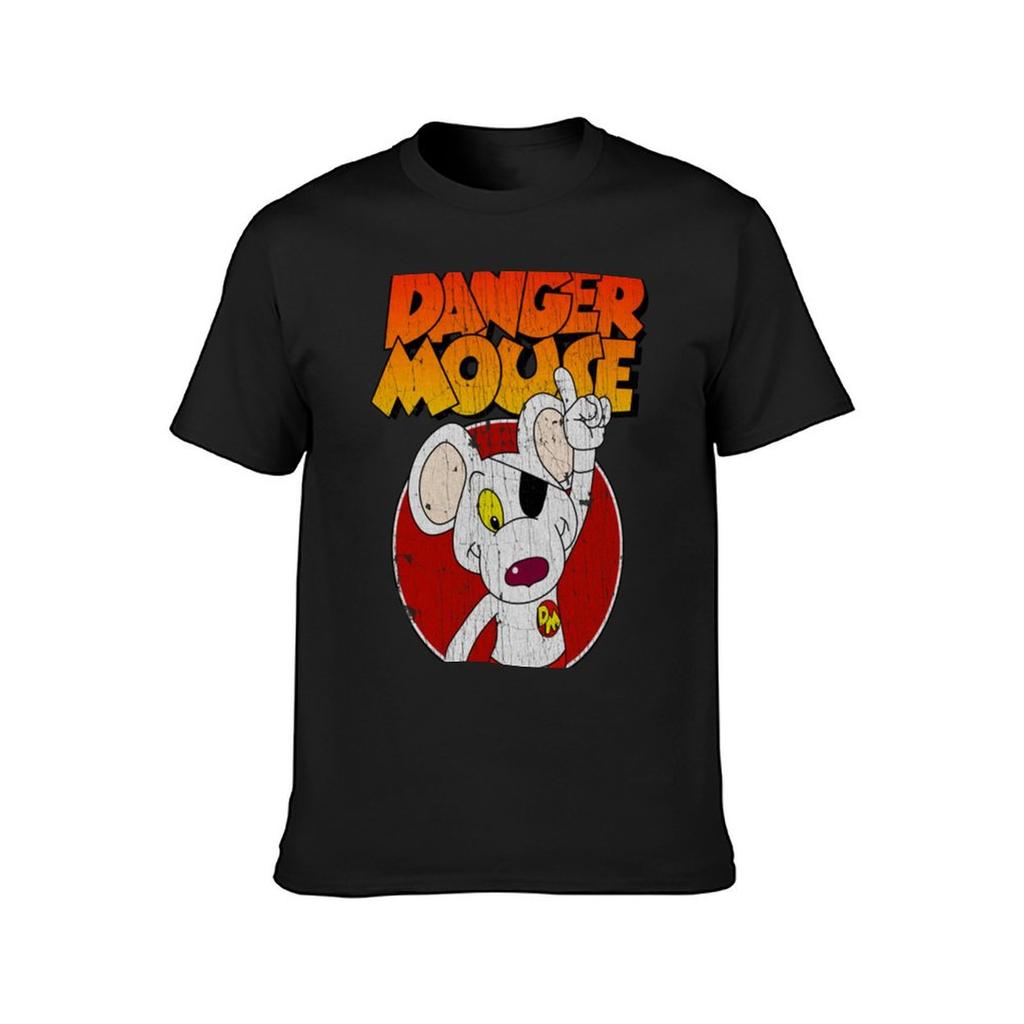 Maglietta Vintage DangerMouse top sportivi fan sudore vestiti kawaii uomo magliette champion