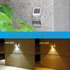 Solar Powered Stainless Steel Motion Sensor Outdoor Wall Lamp