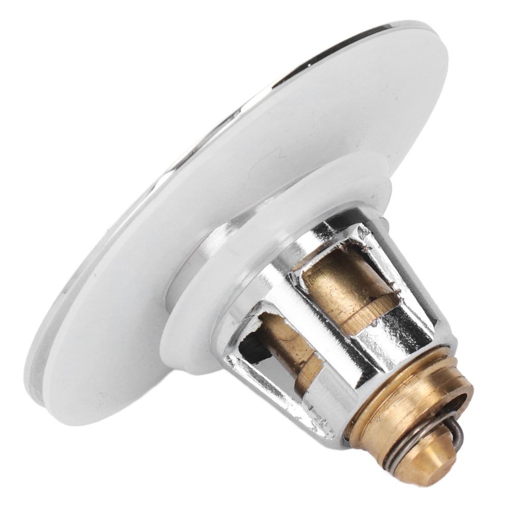 Push Button Sink Drain Stopper Brass Basin Drain Filter Durable Bounce Core Stopper  Kitchen Sink