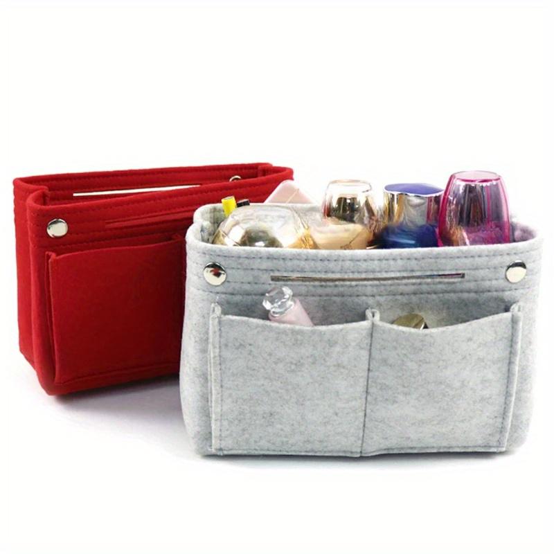 Multifunction Insert Makeup Bag Women Travel Inner Purse Cosmetic Bags For Ladies Portable Storage Organizer Tote 2024