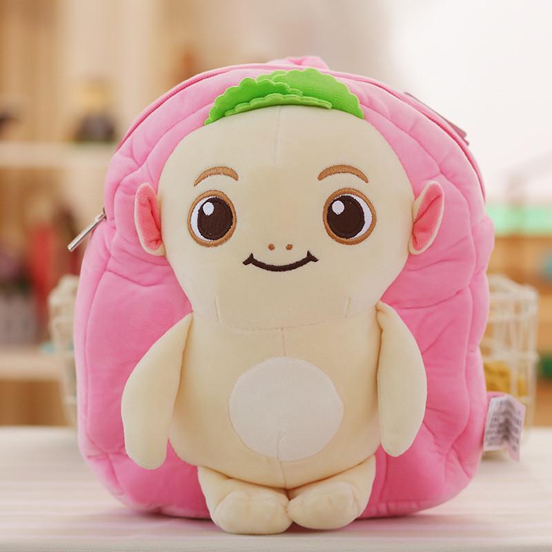 

Huba Charming Plush Backpack For Kids Highquality Pp Cotton Cute Cartoon Style Classic Pink