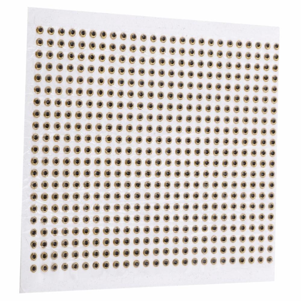 500PCS 3/4/5 mm Fishing Lure Eye Waterproof Fake Fishing Eyes Artificial Fish Eyes  Lure Making