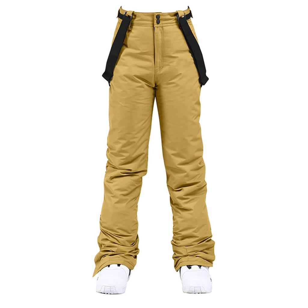 Ski Pants With Men'S And Women'S Shoulder Straps, Warm Single Board And Double Board Ski Pants