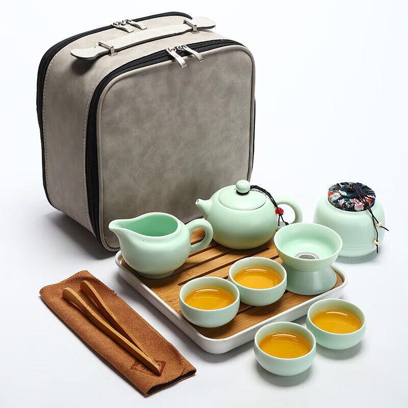 Qiuqiao Portable Japanese Travel Kung Fu Tea Set