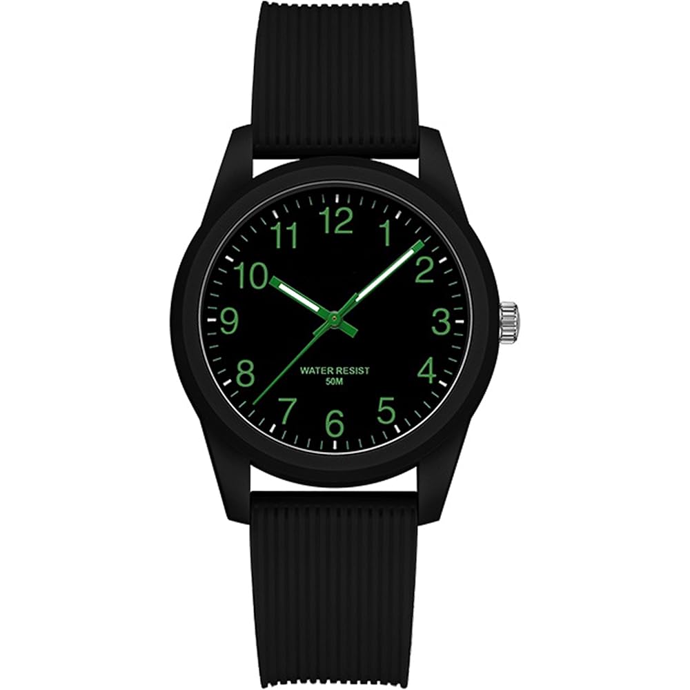 Analog Women s Watch 50M Waterproof Breathable Flexible for Outdoor Daily Use