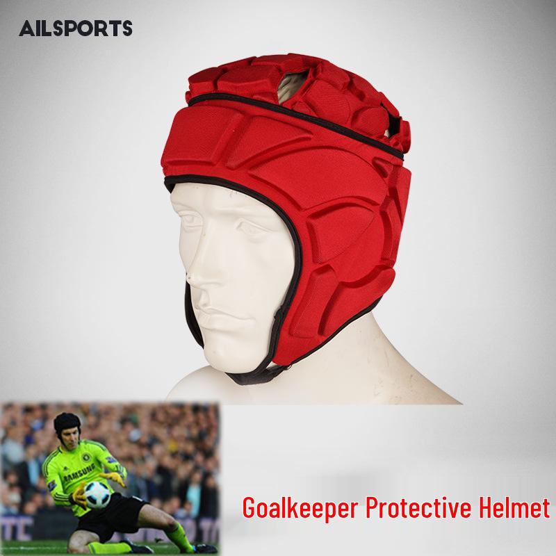 Thick Long Sleeve Goalkeeper Jersey Set with Knee Pads, Elbow Pads, and Helmet Armor