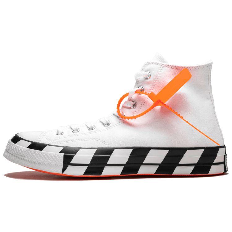 

Кроссовки унисекс Off-White x Converse Chuck 70 Белые Черные 163862C 36