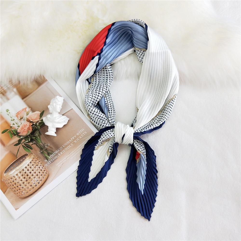 Fashion Decoration Scarf Hairband Tie Hair 70 Small Square Scarf Silk Scarf Women'S Spring And Autumn Versatile Small Scarf Professional Scarf
