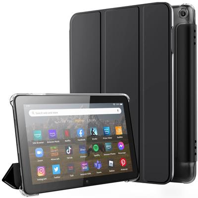 Étui pour Fire HD 8 12e génération TiMOVO Fire HD 8 Plus avec support et fonction veille automatique, résistant aux chocs et aux rayures