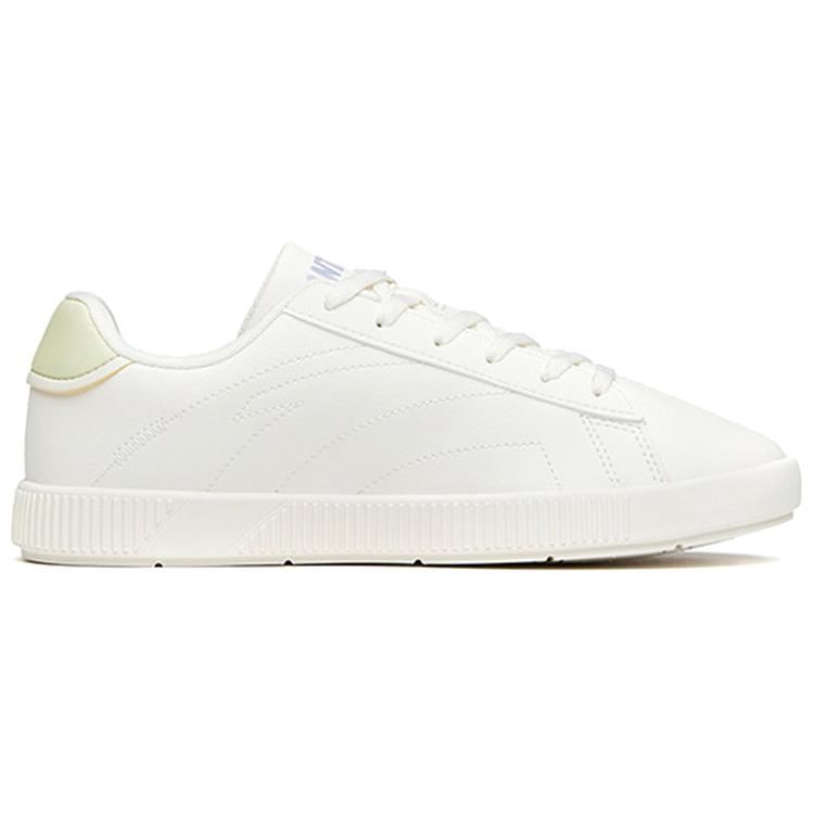 New Anta Life Collection Slip Resistant Abrasion Resistant Low Top Skateboard Shoes Women's White Purple Green 122138062-3