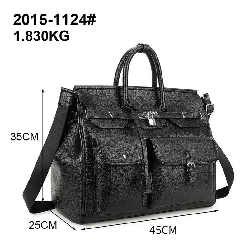 Factory direct sales large capacity, shoulder crossbody men's and women's bags handbags travel bags leather texture travel bags
