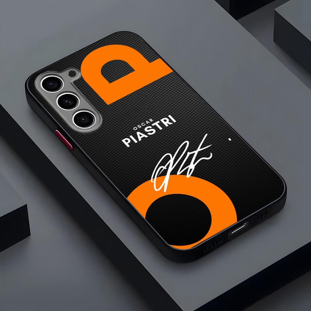 

Oscar Piastri 81 Phone Case Matte Transparent For Samsung S25Plus S21fe S22 FE S23 Ultra S24 Plus S25 Luxury Back Cover Samsung S23 FE