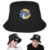 Cappello a Secchiello Panama Bob Hats Moda Outdoor Reversibile per Estate Spiaggia Pesca Unisex Cappellini Unisex Design Divertente Pallavolo