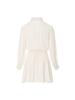 Sinseuden Cream Ruffle Mini Dress