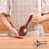 Set di pentole antiaderenti in teak thailandese: Spatola in Legno, Spatola per Saltare in Padella e Mestolo