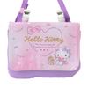 Sanrio Hello Kitty Shoulder Pocket W X D X with Name Space for Product Number 102156 Pouch, Polyester, Approx. 5.5" 0.5" 4.5" H, Inside, Children,