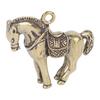 Keychain Pendant Ring Hanging Souvenir Toy Ornament Vintage Brass Horse
