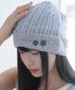 Mimdeowodeulobeu Summary Button Beanie_Baby Blue