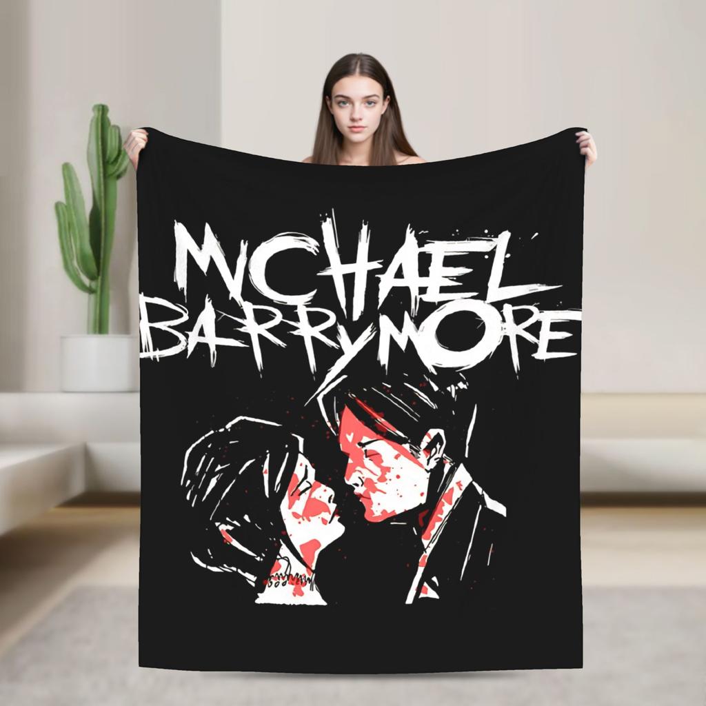 Gerard Way MCR VIntage   Blanket Quality Soft My Chemical Romance Throw Blanket Winter Students Living Room Fashion Bedspread