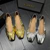 Fashion Spring and Autumn New Style Popular Soft Roll Shoes Shallow Mouth Flat Shoes Ballet Flat Single Shoe Women Sizes Zapatos Mujer