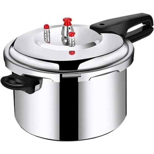 FiveLn Pressure Cooker, Large Capacity, Compatible with All Heat Sources, Induction, Gas, and Commercial Use, Slide-Open Closure, Explosion-Proof Safe