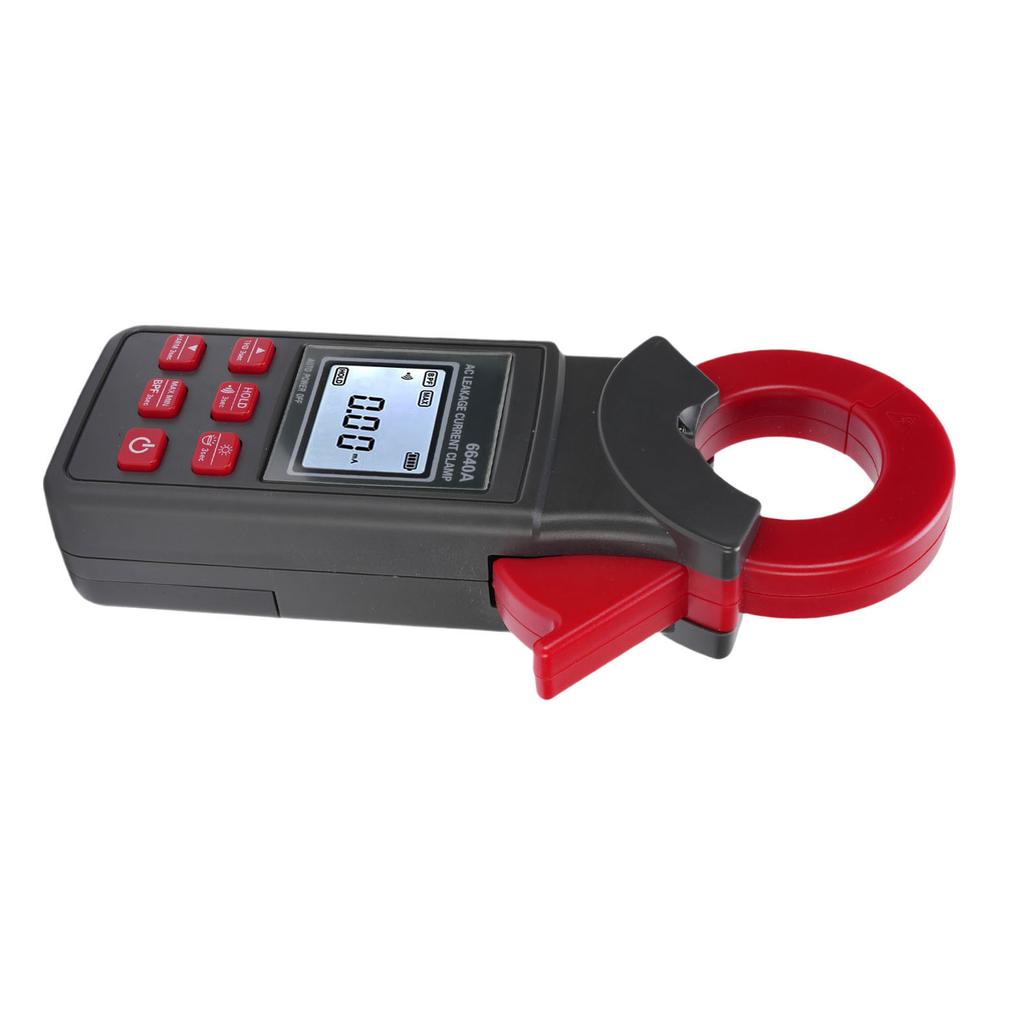 AC Leckstromzange 0mA 300A ETCR6640A Ø 40mm Großer Durchmesser Reststrom Harmonische Detektion