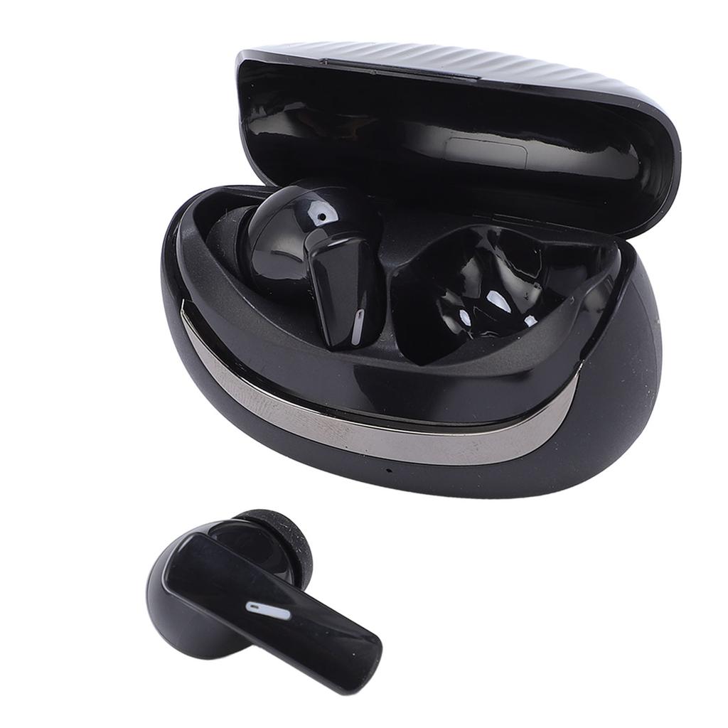 Language Translator Earbuds 5.4 Real Time Online 144 Lanquages Translation Device for Music Calling with APP Black
