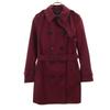 COACH trench coat XS Burgundy With cover Women Used