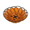 Plastic Food Plate Woven Fruit Tray New Bread Basket  Breakfast Cake Snack