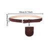 Fashionable Minimalist Faux Suede Small Waist Bag Retro Belt Premium-Quality Decorative Belt for Jeans and Dresses