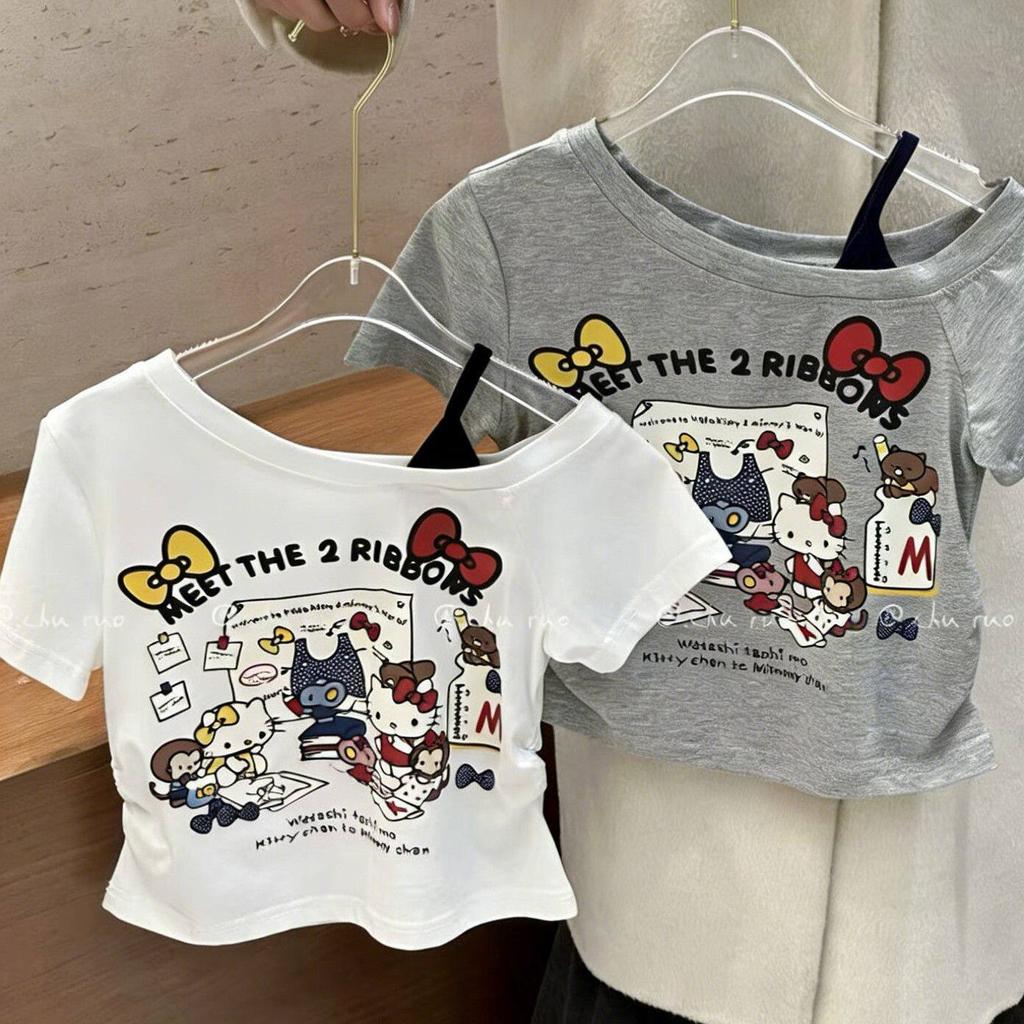 Girls Summer Block Fake Two Piece Short Sleeve T Shirt Casual Fashion Top For Kids