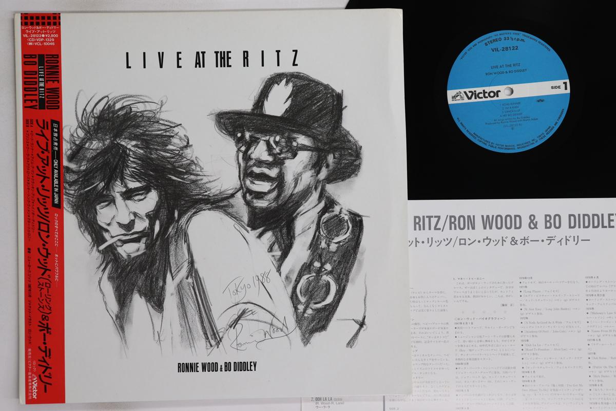 

Виниловая пластинка RON WOOD, BO DIDDLEY - Live At The Ritz VIL28122 VICTOR 1988 Япония Оби Рок Б/У