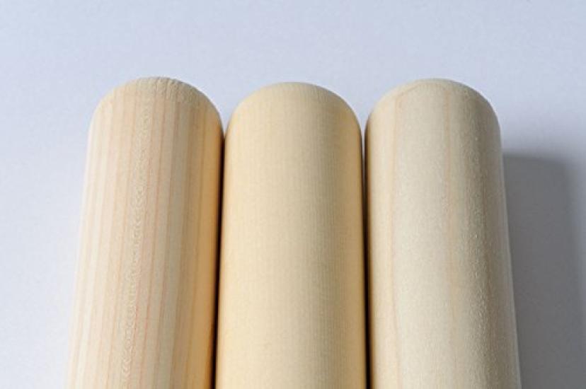 In Handmade by Wooden Drum Drumsticks Drumsticks Hiba of 30mm X Length [Made Japan, Craftsmen] / 20-30mm / (set 2) (diameter 520mm)