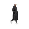 Adidas Originals Blaue Version Einfarbig Mittellanger Sportmantel Damen Mäntel Schwarz HR3415
