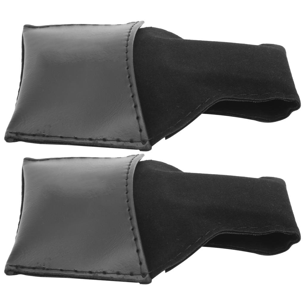 2 Stück Billardkreidehalter Pooltisch Queue PU Kreidebeutel Billardzubehör