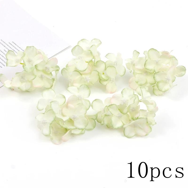 Green Rose Artificial Flowers Heads Silk Fake Flower for Home Room Decor Marriage Wedding Decora DIY Craft Wreath Gift Accessory