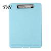 Portable File Folder Plastic Storage Clipboard, Letter Size Slimcase with Pen Holder, 200 Ergonomic Handle Clip Board Sheet Capacity, Durable Document