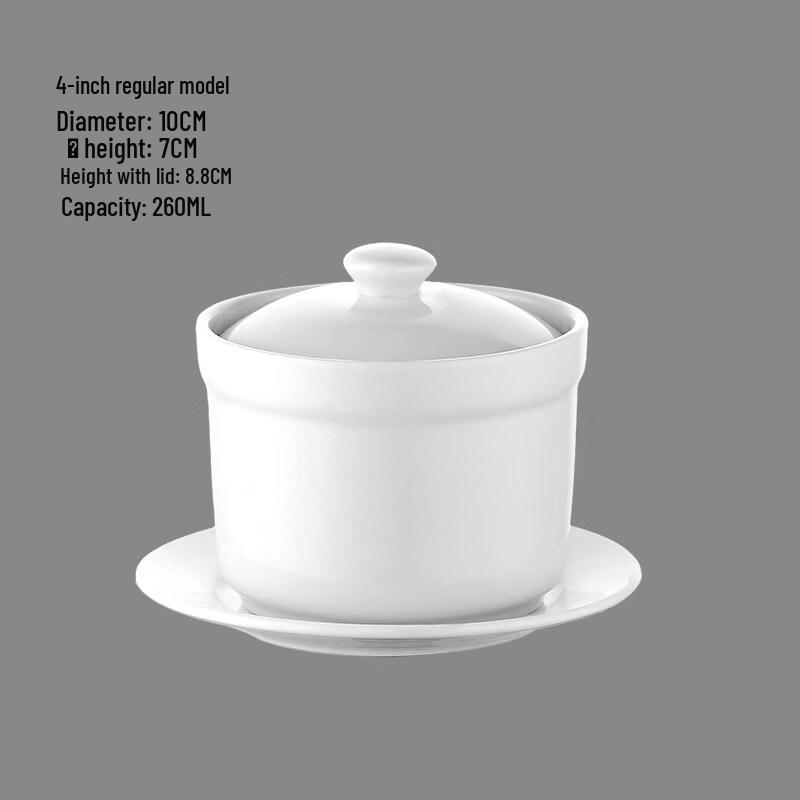 

Ruhuan Commercial Ceramic Stew & Soup Bowls with Lids