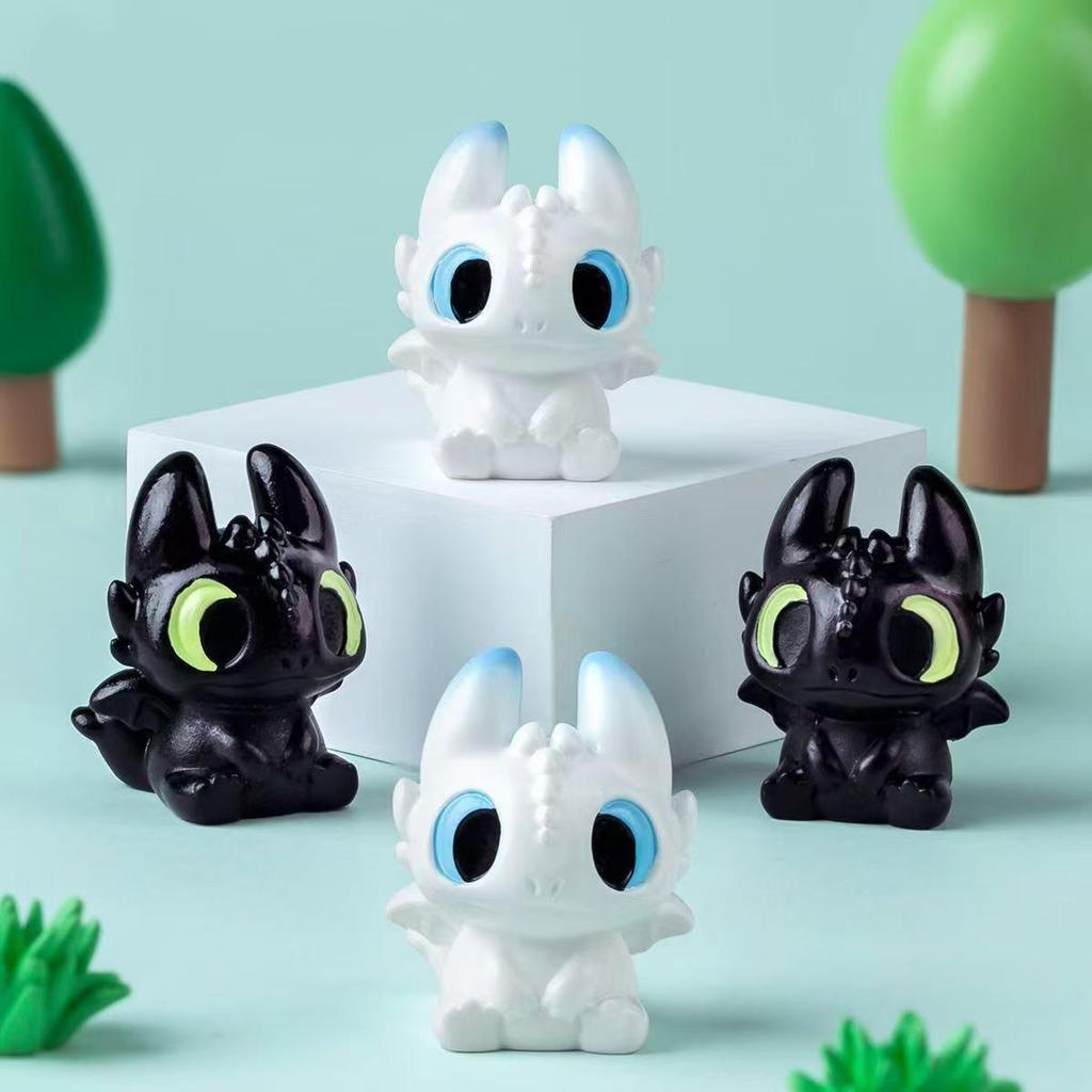 Figurine adorable de Krokmou: Ornement Mignon pour Console de Voiture ou Bureau