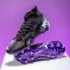 High-top football shoes adult broken nails spikes outdoor grass game training football shoes