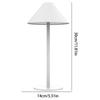 Cordless Rechargeable Table Lamp LED Nightstand Lamp Touch Control Desktop Night Light For Bedroom Dimmable Bedside Lighting