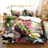 Kawaii Kanroji Mitsuri 2/3 Piece Bedding Set Luxury Comforter Set with Queen King Size Cool Two household goods Anime bed shee
