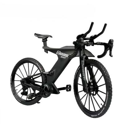 Upgrade Doppio Ammortizzatore Discesa Rapida Mountain Bike Simulazione Lega Modello Giocattolo Metallo Corse Mini Auto Ciondolo