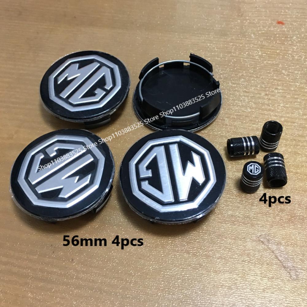 4pcs 56mm Car Wheel Hub Center caps For MG 4 5 7 6 Cyberster MG4 EV ES5 HS ZS ONE GT GS MG3 EZS 3SW MARVEL-R with Emblem Badge
