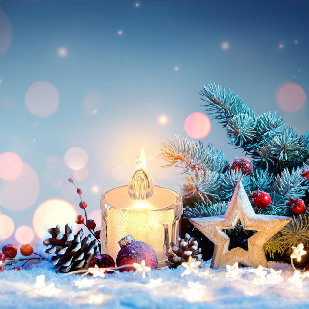 24 Pieces LED Candles Light Battery Powered Electronic Lamps Transparent ulation Tea Lights Halloween Birthday Party Home