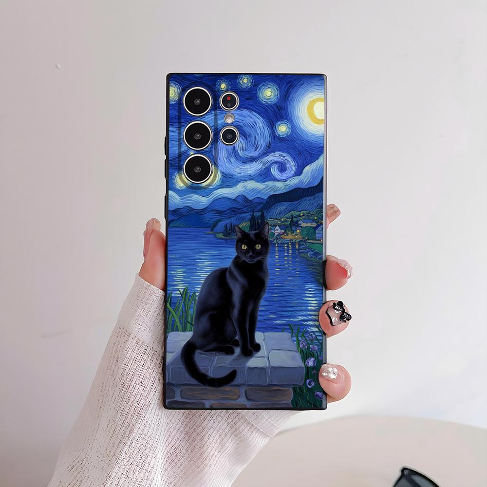 

Van Gogh Starry Sunflowers Phone Case For Samsung S series s21 s22 s23 s24 s25 FE Plus Ultra TPU Soft to Skin-friendly case samsung S20 FE